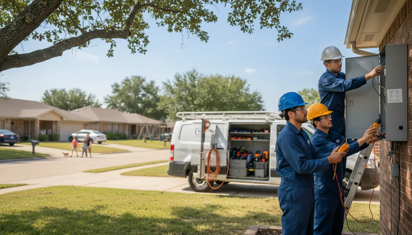 Certified electrician providing emergency electrical services in Lynx, OH